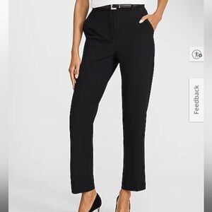 NWOT Express Editor Black Ankle Pants